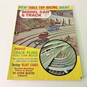 Model Car and Track Magazine March April 1964 Table Top Racing Slot Cars Vintage